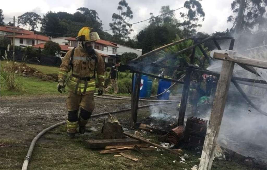 Incendio en la Finca de Rigo