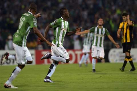 Atlético Nacional, imparable en Copa Libertadores: venció 2-0 a Peñarol