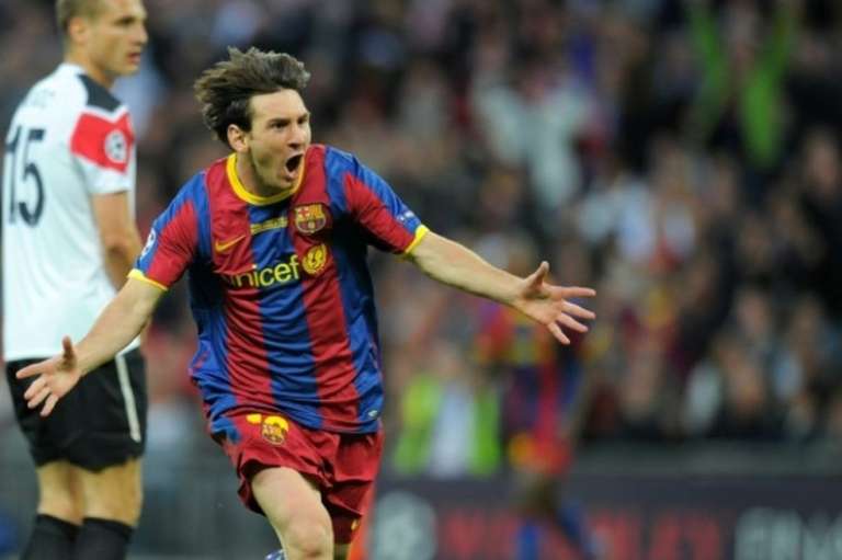 La final de Wembley en 2011 fue la cúspide de la carrera de Messi en Barcelona. Ese fue el equipo de Guardiola en Barcelona que mejor jugó. Una de las imágenes más recordadas fue Messi gritando a rabiar uno de los tres goles de los catalanes esa noche.