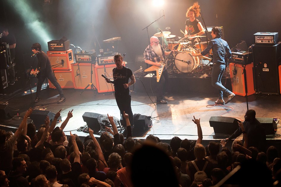 Eagles Of Death Metal en concierto. / AFP