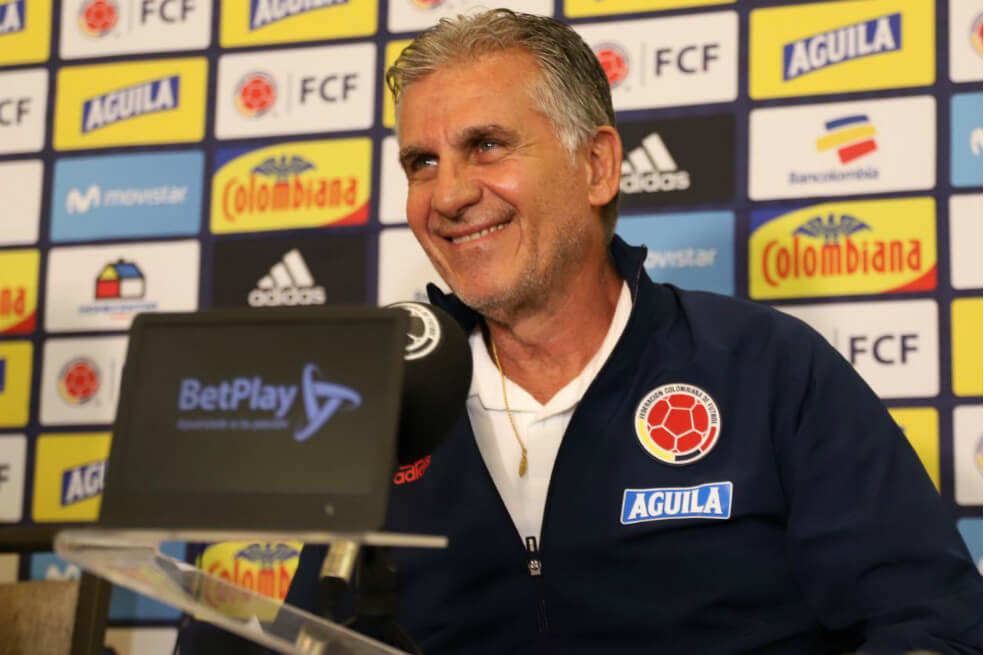 Carlos Queiroz, el técnico de la selección de mayores de fútbol de Colombia. / FCF