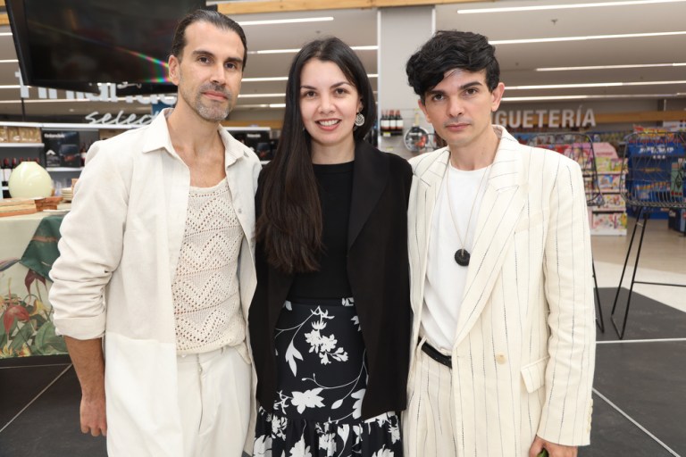 Alejandro Gonzales, María Clara Molina y Andres Restrepo