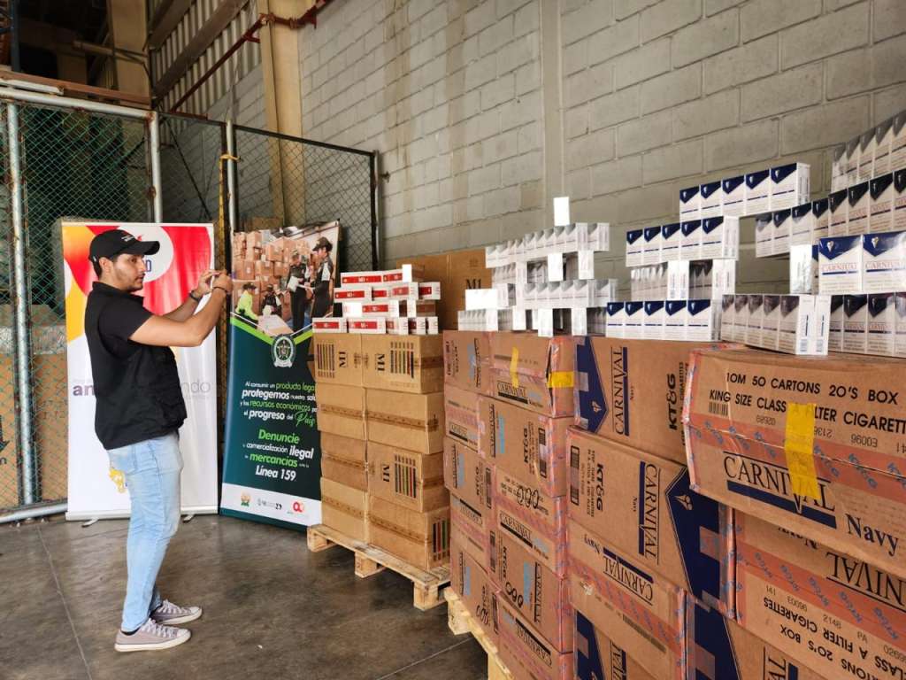 incautaciones de cigarrillos de contrabando