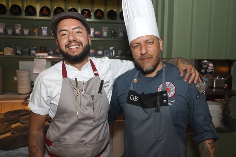 Chef Manuel Agudelo y Chef Boris Marcell. Bruma & Taza