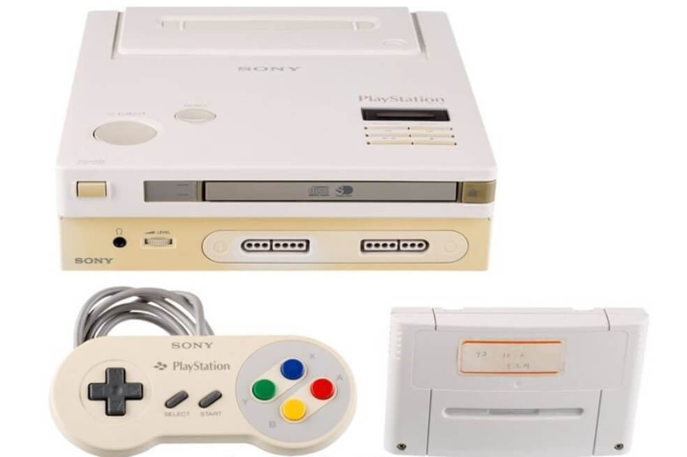 Prototipo de Nintendo PlayStation. / Archivo