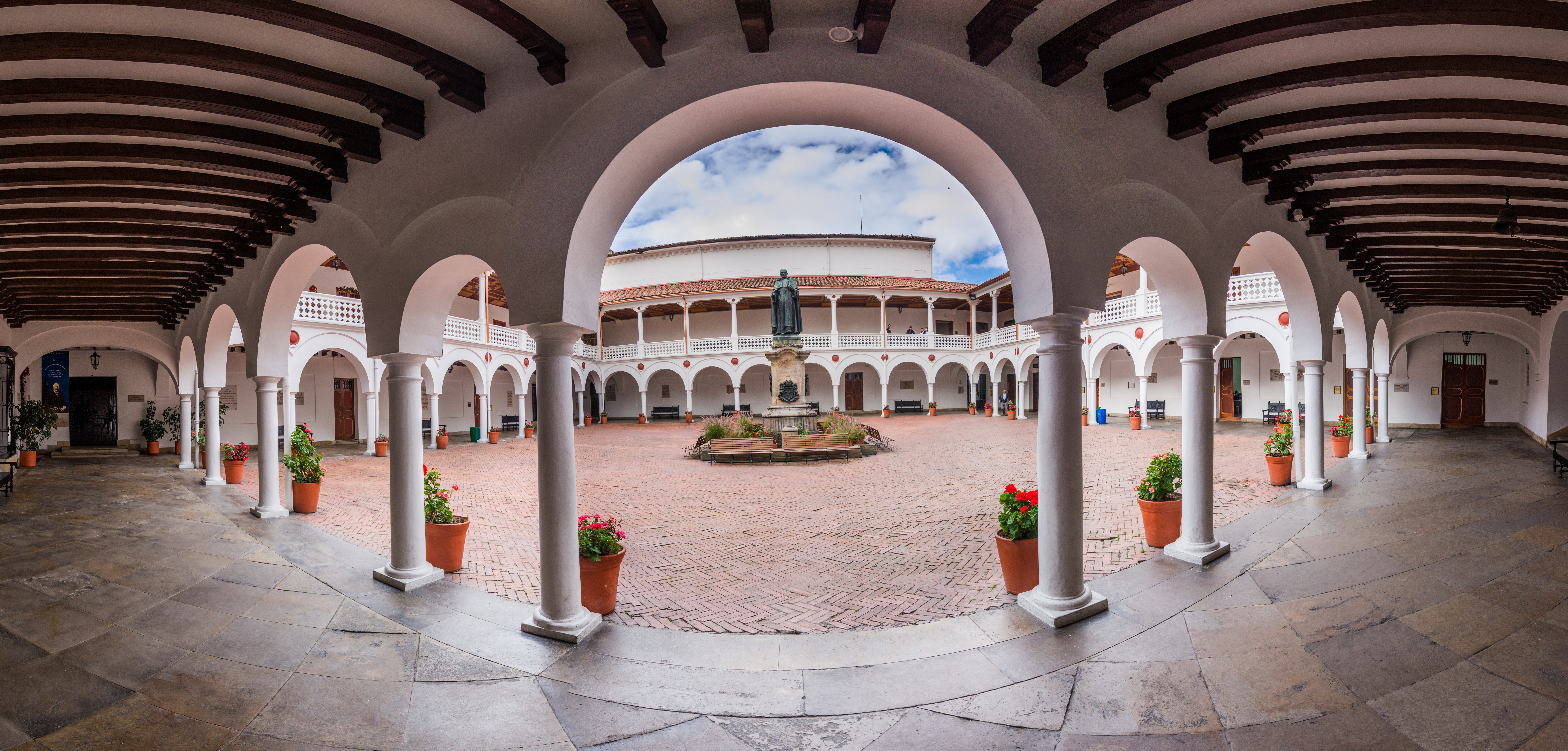 Claustro de la Universidad del Rosario.