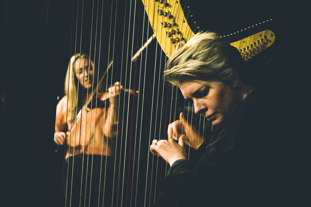 Catrin Finch fue la arpista real del rey Carlos III, mientras aún era príncipe, entre el año 2000 y 2004./Jennie Cladwell