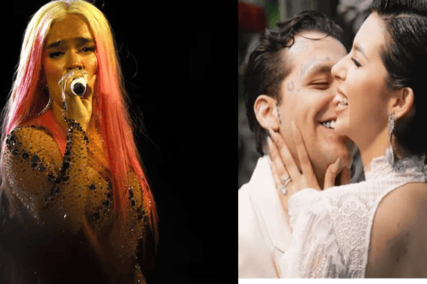 Concierto e insulto a Karol G en España y el matrimonio de Nodal y Ángela Aguilar