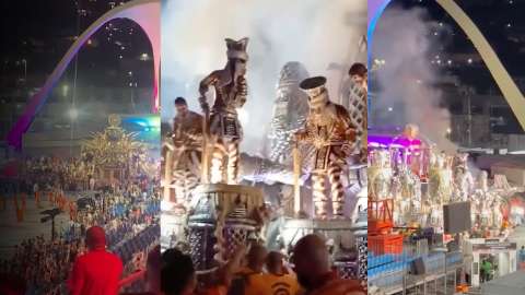 Carnaval de Río: carroza fuera de control dejó al menos dos heridos