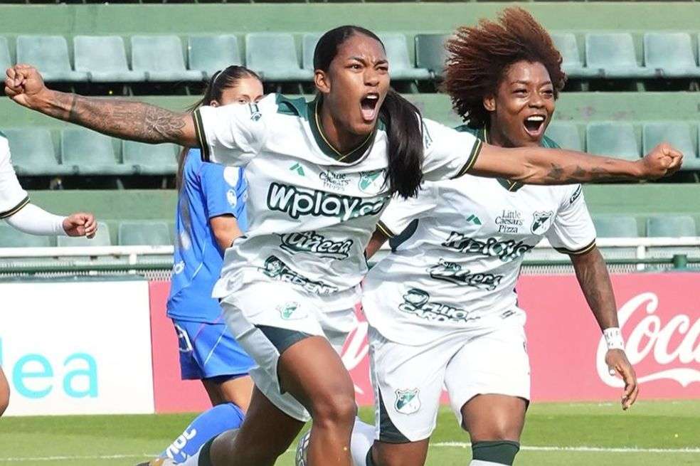 Melanin Aponzá abrió el marcador en la victoria de Deportivo Cali sobre la Universidad de Chile.