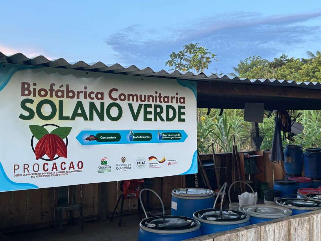 Biofábrica entregada por el proyecto.
