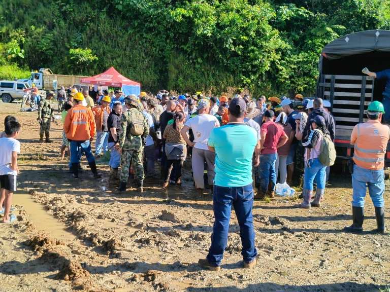 Derrumbes y tragedia por invierno en Chocó enero 13, 2024