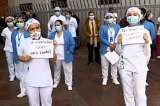 Médicos del Hospital de Kennedy protestan por falta de garantías laborales