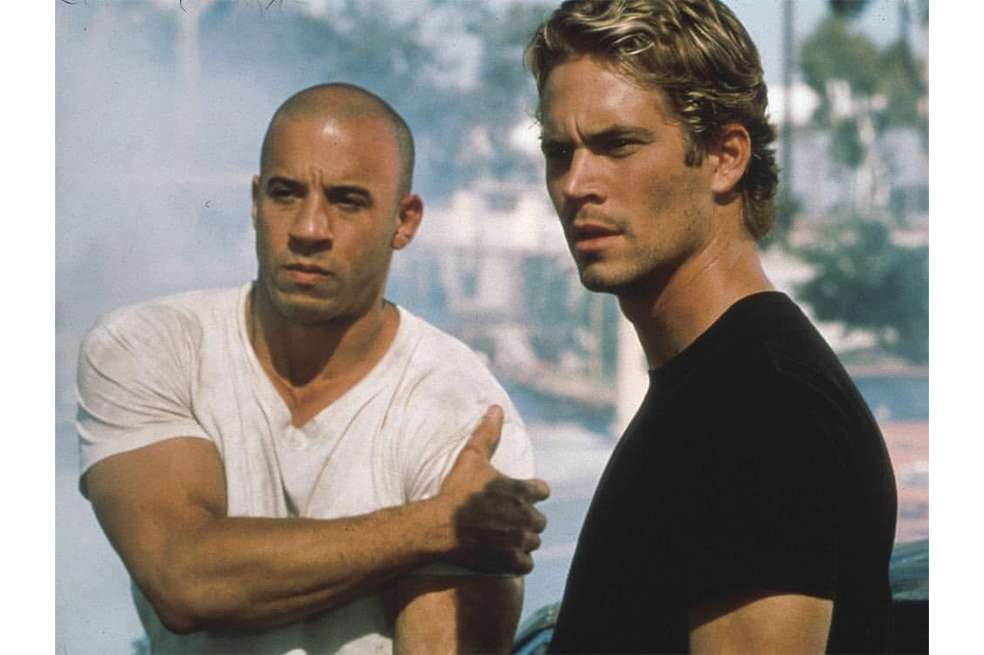 Vin Diesel y Paul Walker comenzaron su amistad durante el rodaje de 'Fast and Furious', en 2001.