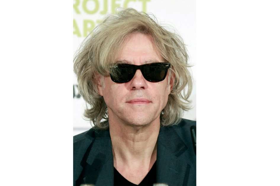 El cantante irlandés Bob Geldof.