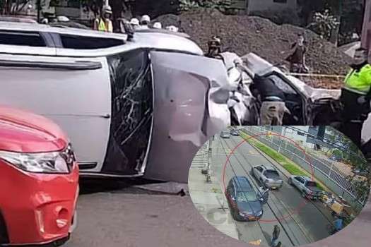 Un robo desató una persecución que generó un choque en cadena. Dos adultos mayores que se movilizaban en un automóvil, ajenos a los hechos, fallecieron. Una tercera persona que no ha sido identificada también falleció.