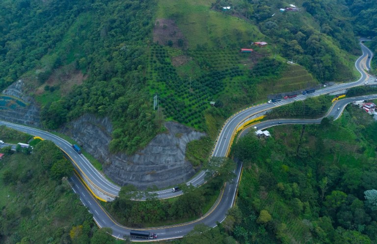 Estas son las obras del Cruce de la Cordillera Central