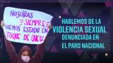 Hablemos de la violencia sexual denunciada en el paro nacional
