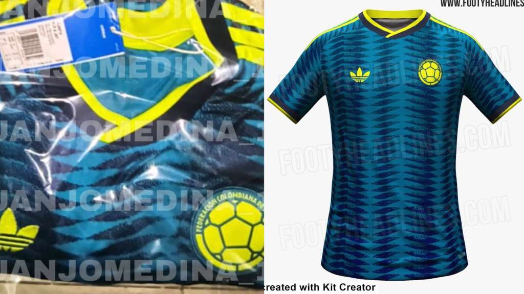 Colombia vestiría una camiseta alternativa de color azul y amarillo en el Mundial de 2026.