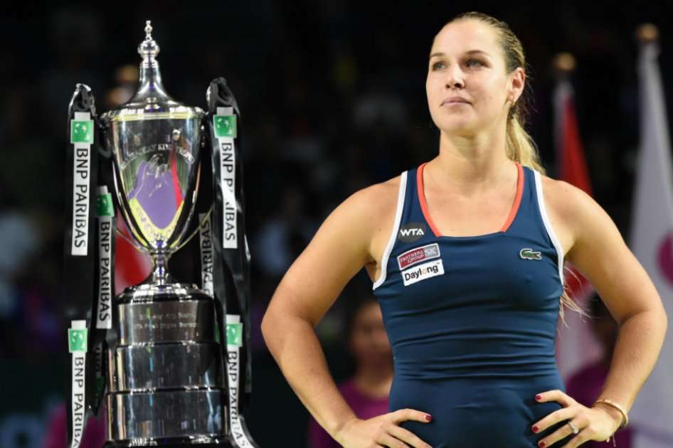 Dominika Cibulkova, campeona del Masters Femenino. Foto: AFP