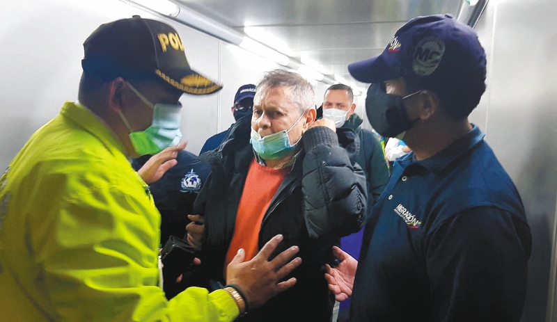 BEST QUALITY AVAILABLE - RESTRICTED TO EDITORIAL USE - MANDATORY CREDIT "AFP PHOTO / COLOMBIAN NATIONAL POLICE " - NO MARKETING - NO ADVERTISING CAMPAIGNS - DISTRIBUTED AS A SERVICE TO CLIENTS
/ RESTRICTED TO EDITORIAL USE - MANDATORY CREDIT "AFP PHOTO /