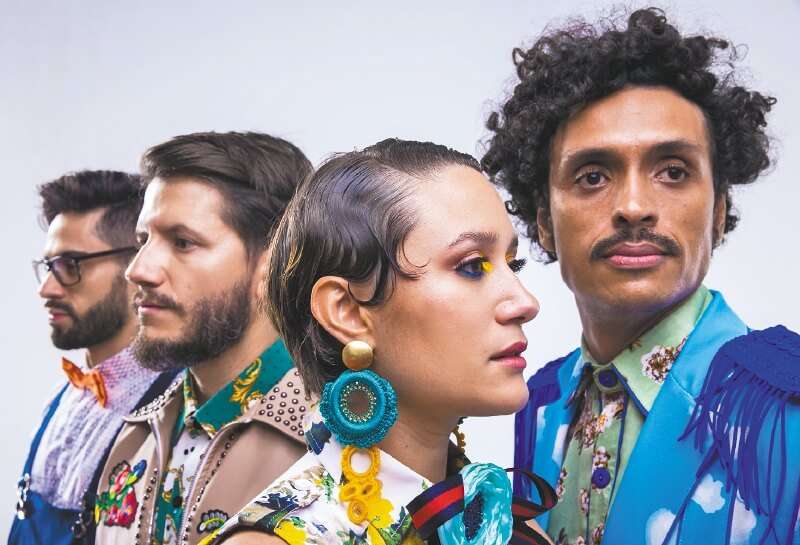 Los integrantes de la banda son Catalina Calle, Didier Martínez, Eduardo González y Juancho Valencia. / Cortesía