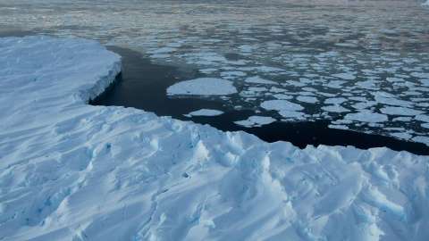 Las costas de la Antártida están cada vez menos heladas