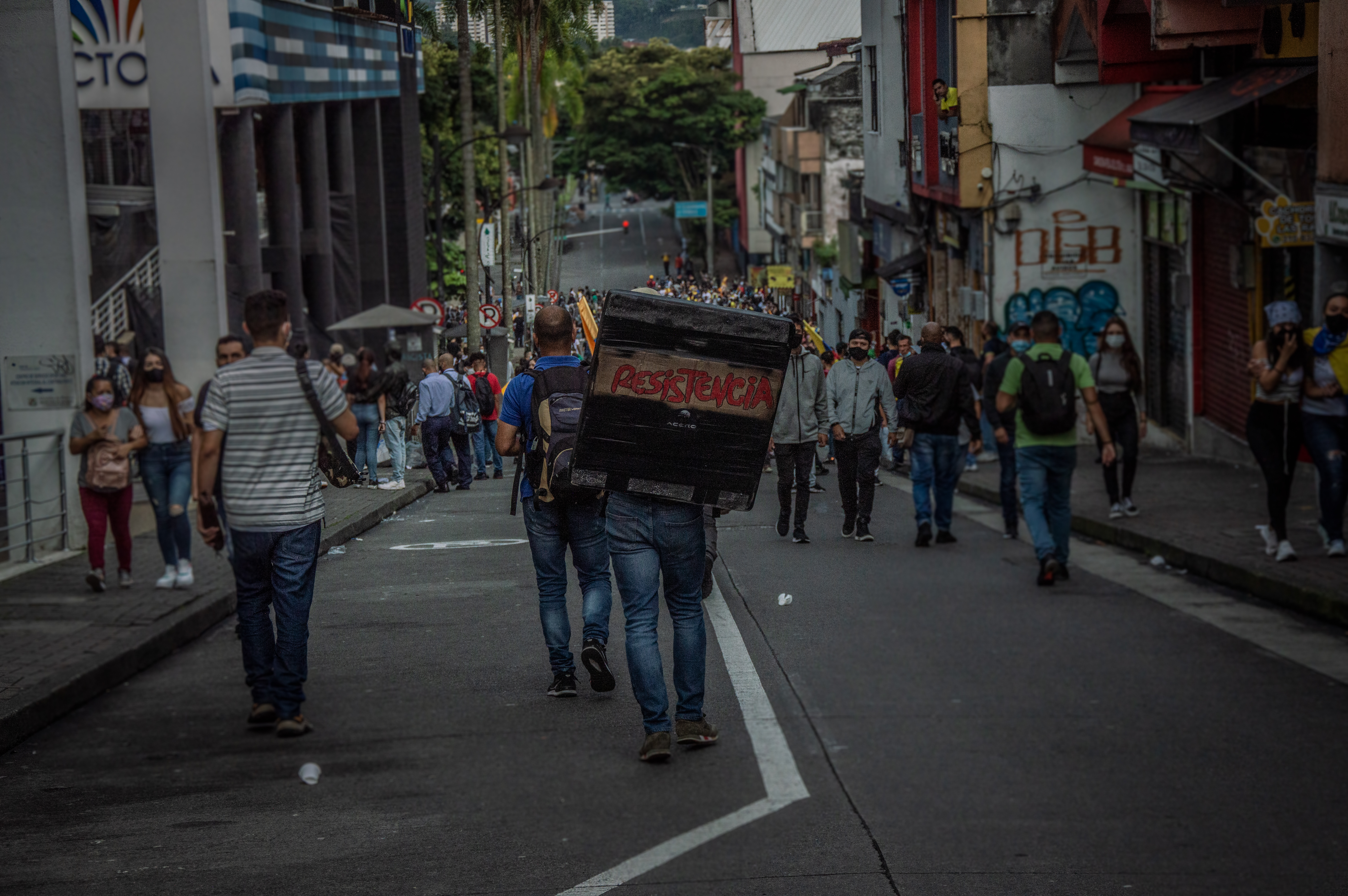 Marcha del 28 de mayo de 2021 en Pereira.