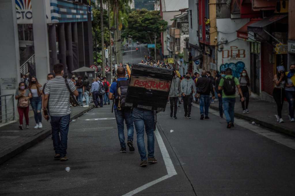 Marcha del 28 de mayo de 2021 en Pereira.