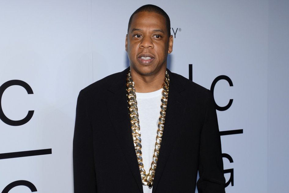 Jay-Z en el estreno de su disco "Magna Carta... Holy Grail".