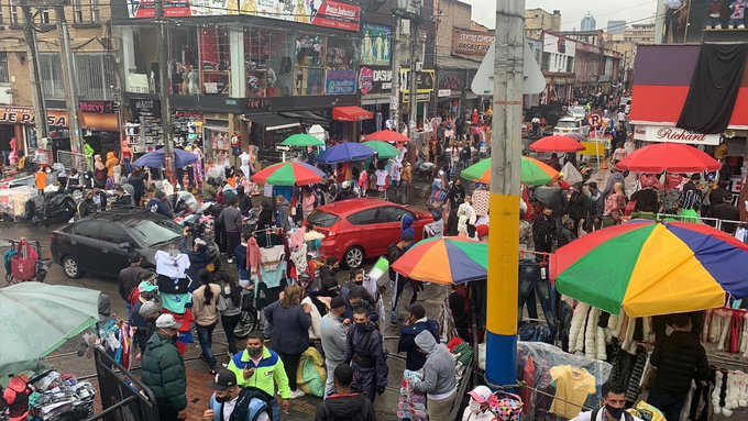 Así busca el Distrito evitar las aglomeraciones en San Victorino