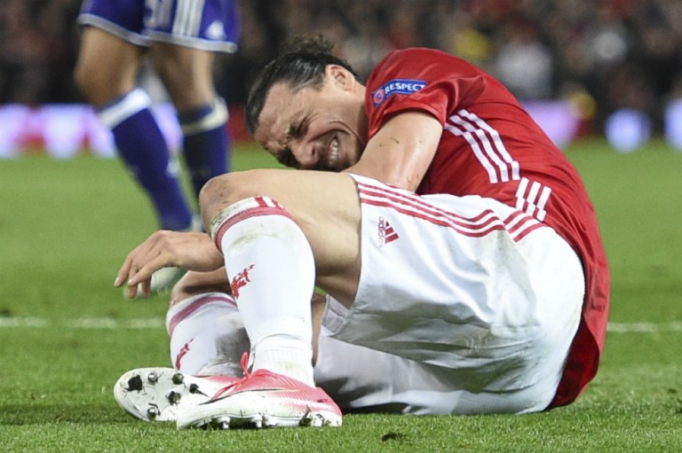 La escalofriante lesión de Zlatan Ibrahimovic