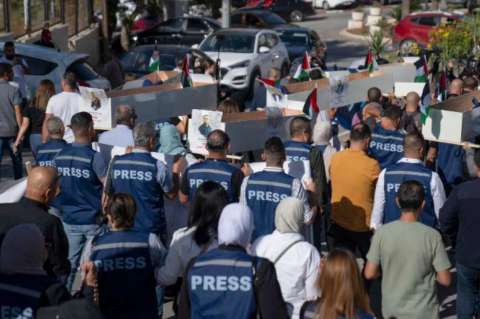 Periodistas de Palestina que cubren la guerra en Gaza, galardonados por la Unesco
