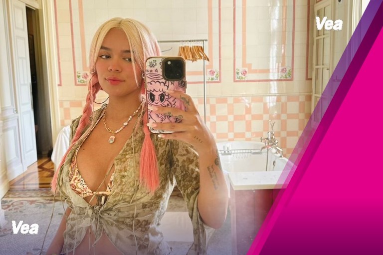Karol G se despidió de su pelo rosado. Así quedó con su nuevo ‘look’