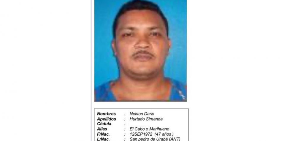 Nelson Darío Hurtado, alias Marihuano