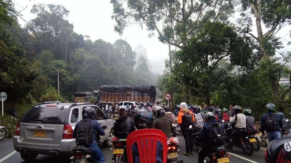Bloqueos en la vía Panamericana
