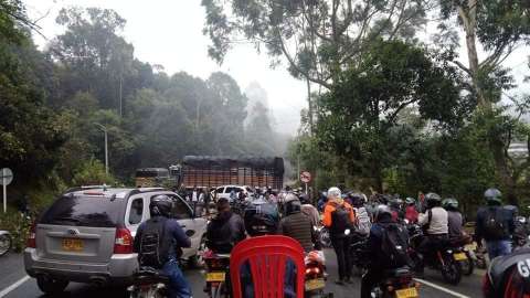 Vía Panamericana: hay dos bloqueos entre Cali y Pasto
