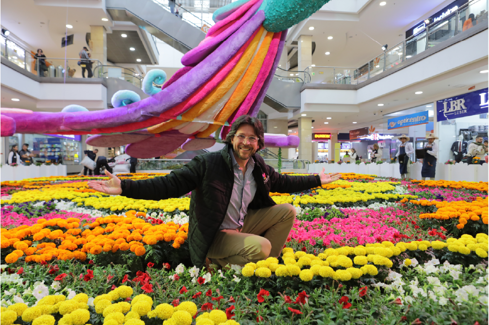 Centro Comercial Santafé florece con la 4ª edición del Jardín del Encanto.