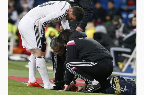 James Rodríguez, mediocampista colombiano del Real Madrid.//AFP
