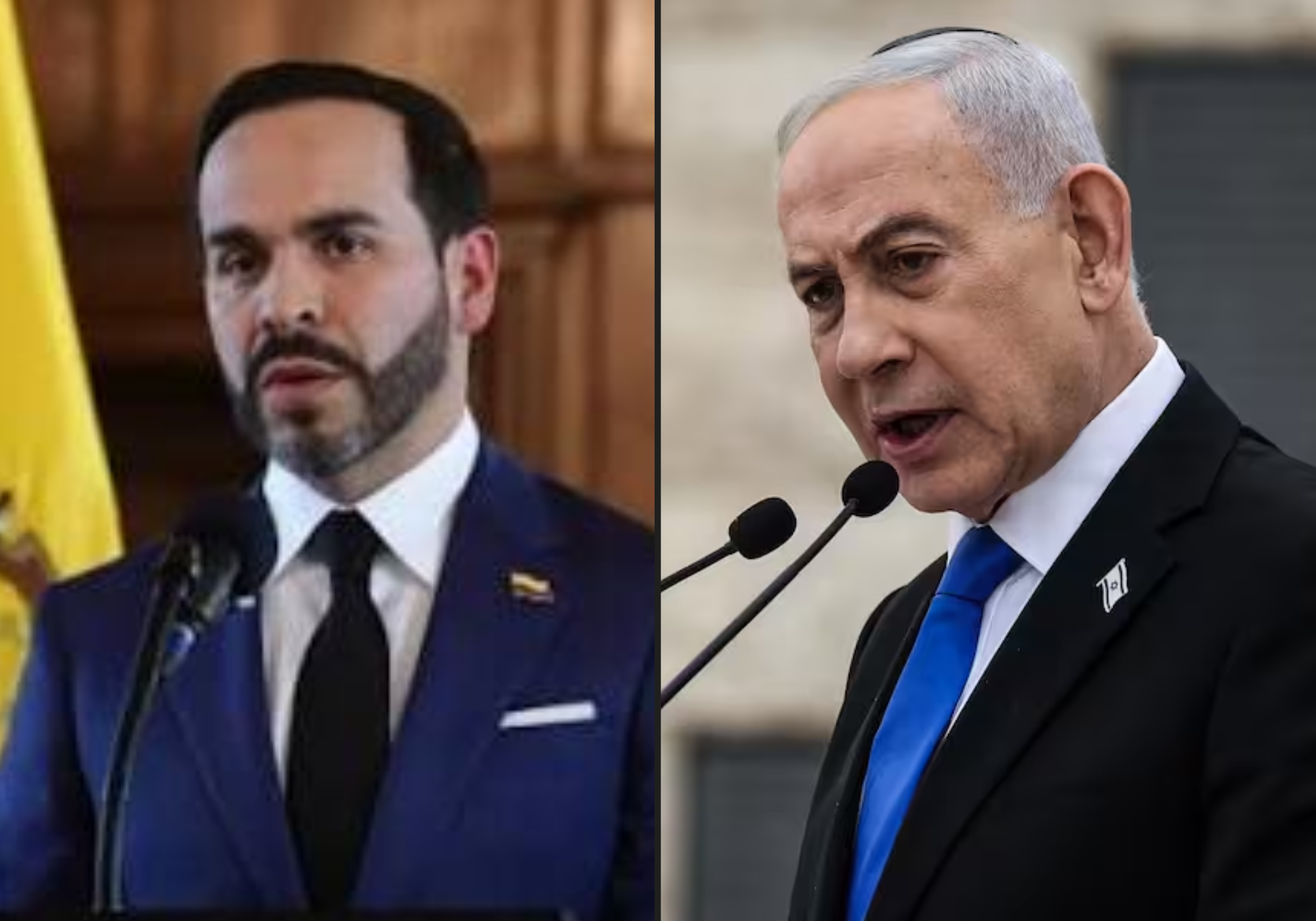 Abelardo de la Espriella y Bejamín Netanyahu.