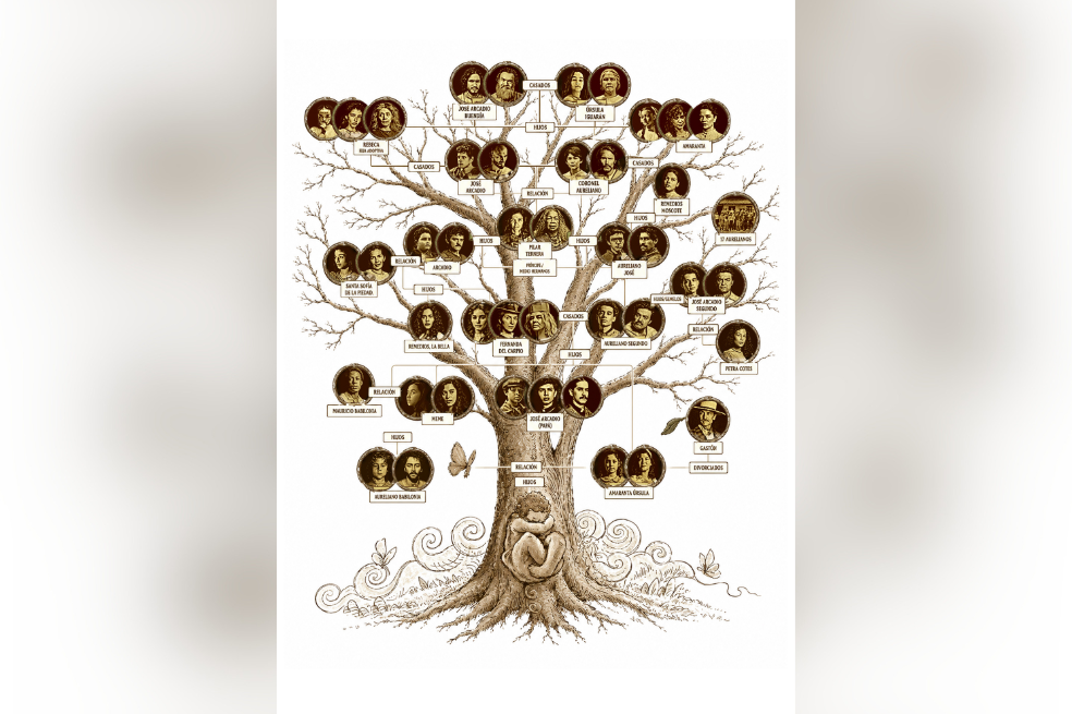 Árbol genealógico para la segunda temporada de "Cien años de soledad".