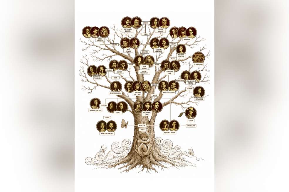 Árbol genealógico para la segunda temporada de "Cien años de soledad".