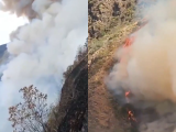 Incendio en Las Hermosas, Buga, completa 45 días y afecta más de mil hectáreas