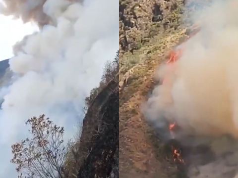 Incendio forestal en Buga completa 10 días y mantiene en alerta a las autoridades