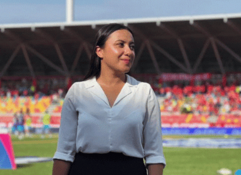 Ella es Carolina Rubio, la mujer que narrará un partido clave de la Liga BetPlay