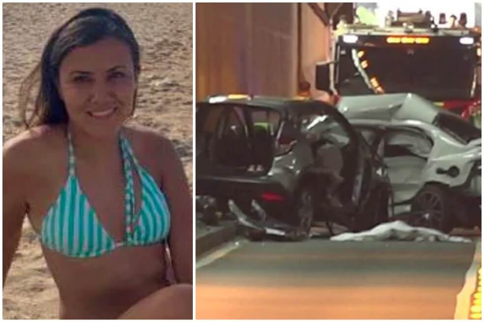 Leidy Rincón transitaba en su carro, por el túnel que comunica al aeropuerto de la ciudad australiana, cuando se produjo la tragedia. / Cortesía