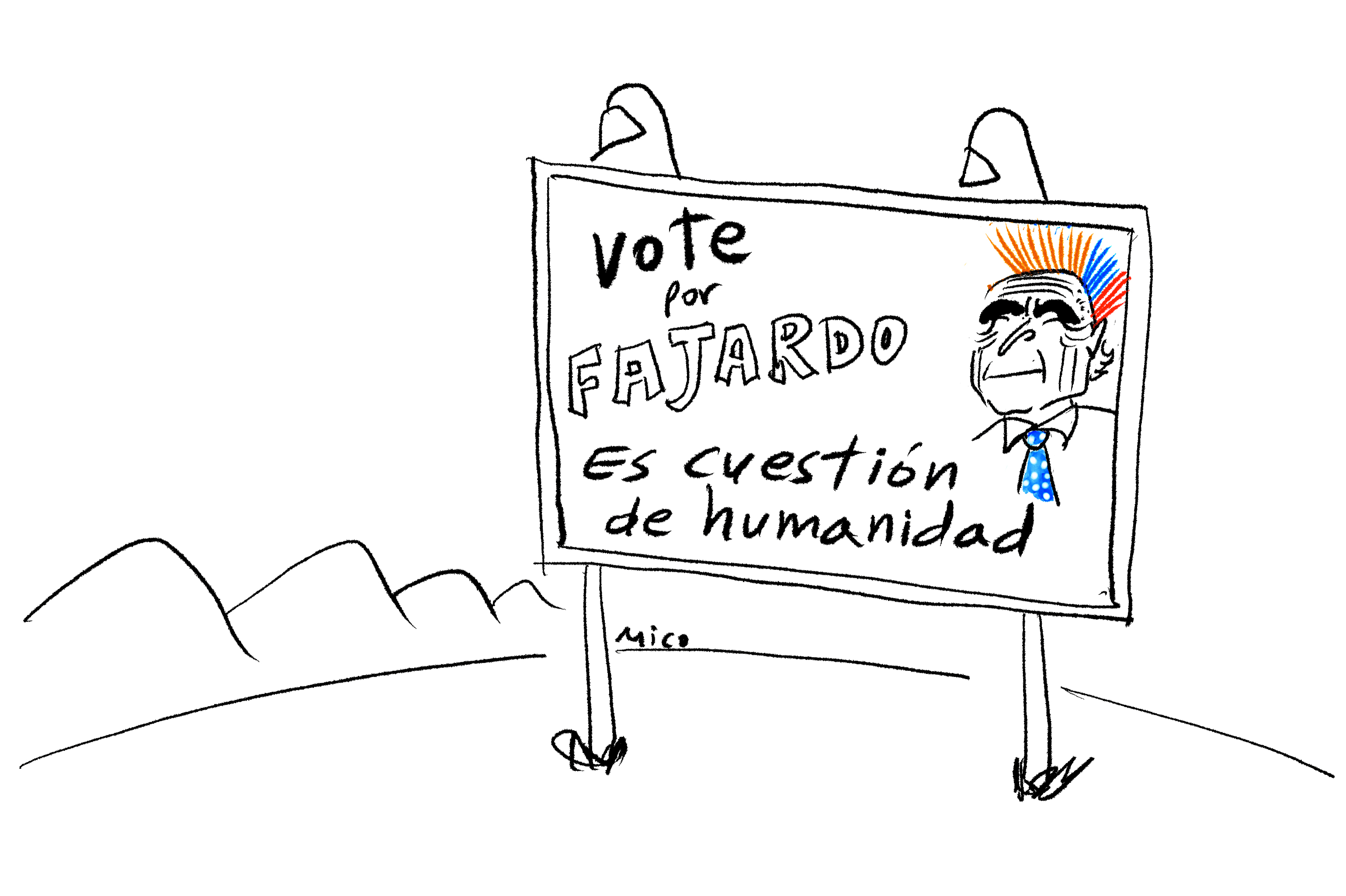 Vote por Fajardo