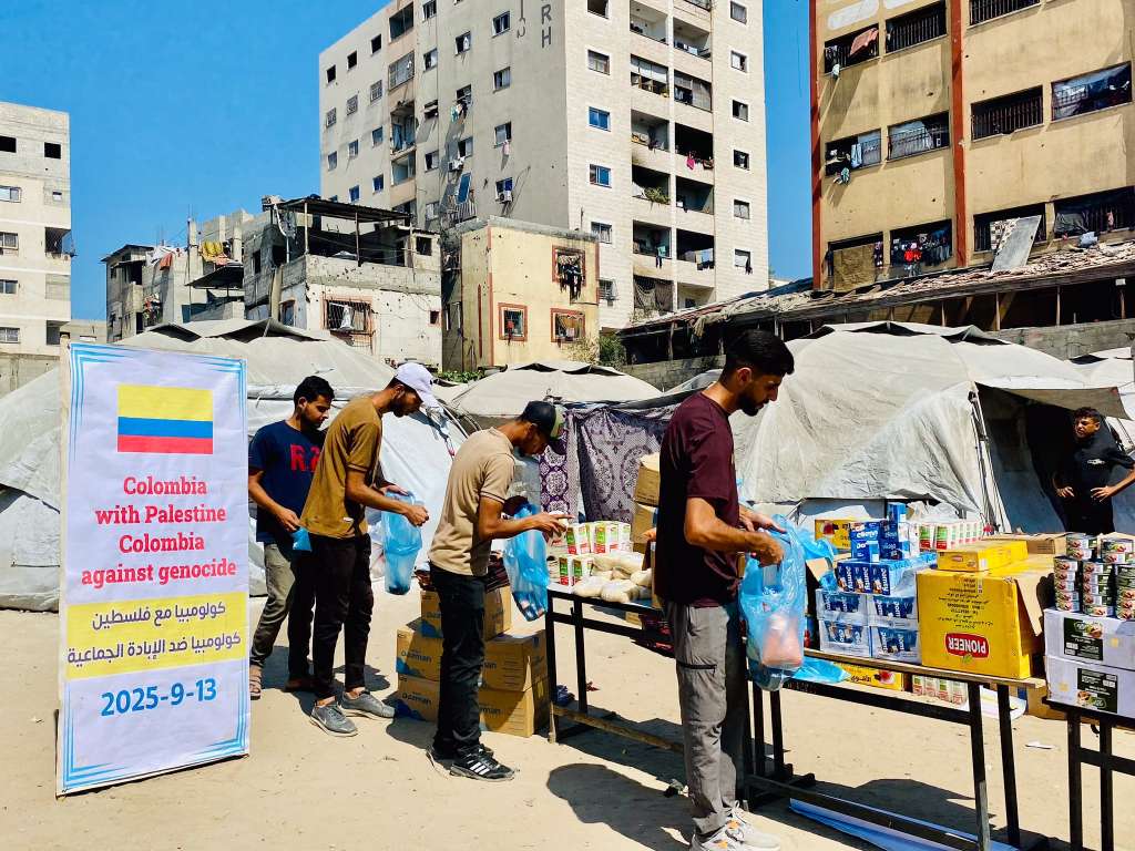 Donaciones y ayudas de Colombia enviadas a la franja de Gaza