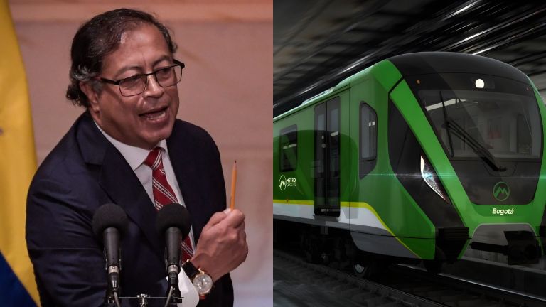 Petro reitera que la Nación podría financiar 100% de primera línea del Metro de Bogotá