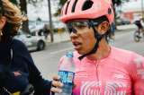 Sergio Higuita, tercero en la quinta etapa del Tour de California y el mejor colombiano en la general